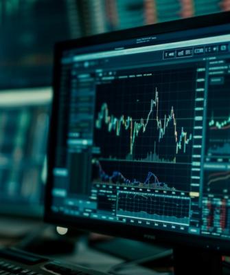 Γραφήματα χρηματιστηρίου οθόνη