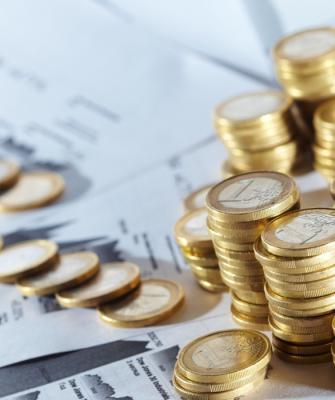 Στοιβαγμένα ευρώ κέρματα