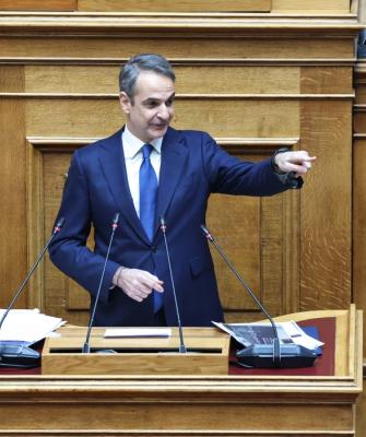 Κυριάκος Μητσοτάκης στη Βουλή