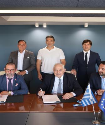 Στελέχη της ΑΒΑΞ και της Λάρισα Θερμοηλεκτρική