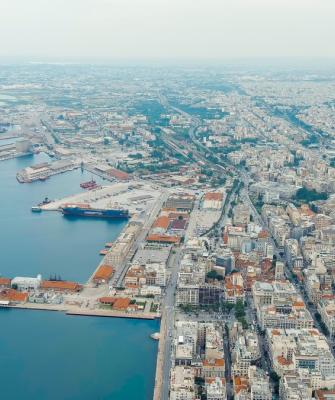 λιμάνι Θεσσαλονίκης αεροφωτογραφία