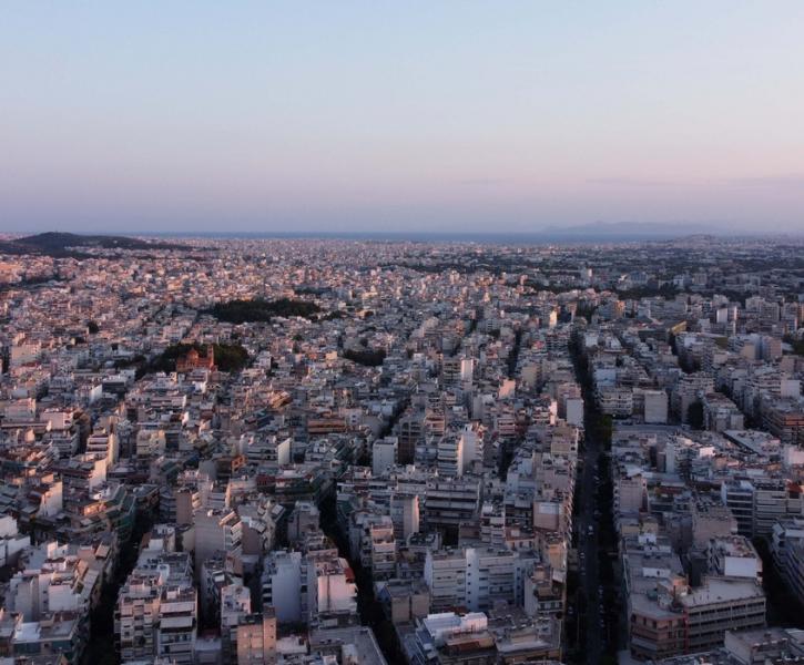 Αθήνα αεροφωτογραφία κτιρίων