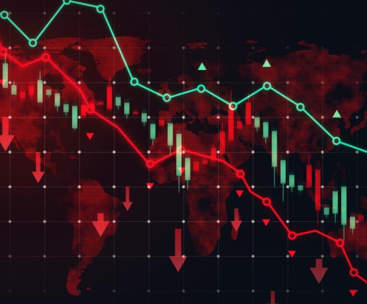 Πτώση χρηματιστηρίου γράφημα