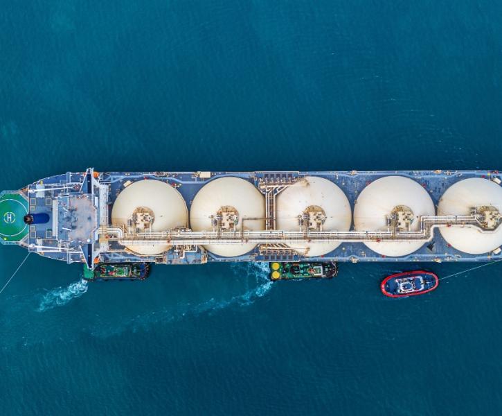 Πλοίο LNG στη θάλασσα
