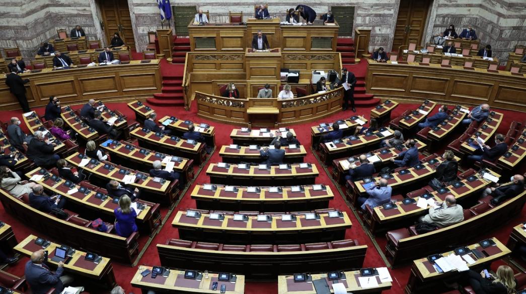 Συνεδρίαση στη Βουλή των Ελλήνων Ελληνικό Κοινοβούλιο συνεδρίαση