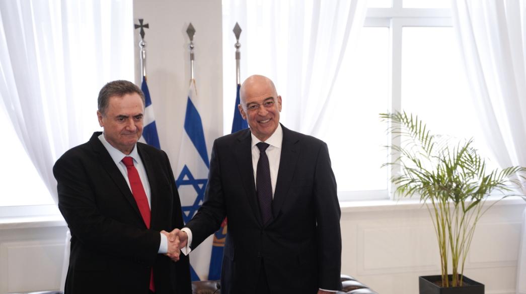 Ισραελ Κατζ- Νίκος Δένδιας