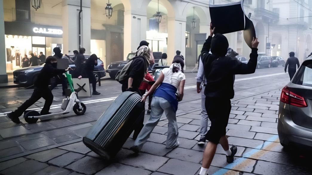 Μιλάνο, διαδηλώσεις, επεισόδια