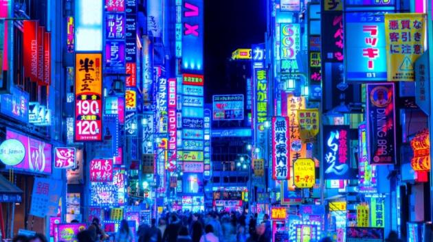 Νυχτερινό Τόκιο Ιαπωνία