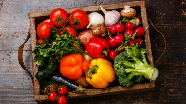 Φρέσκα λαχανικά καλάθι