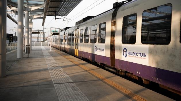 Τρένο Hellenic Train σταθμός