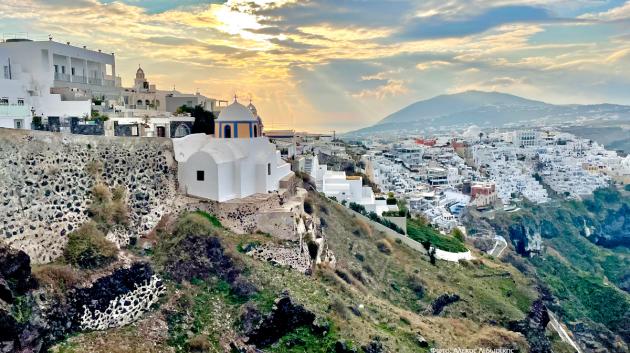 Σαντορίνη πανοραμική θέα