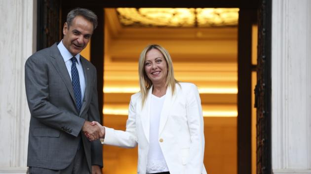 Κυριάκος Μητσοτάκης -Τζόρτζια Μελόνι