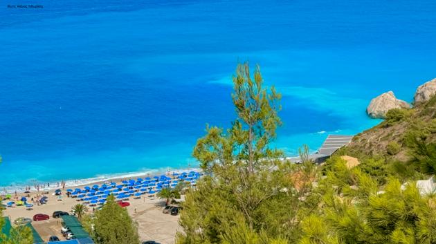 Παραλία Λευκάδας θάλασσα