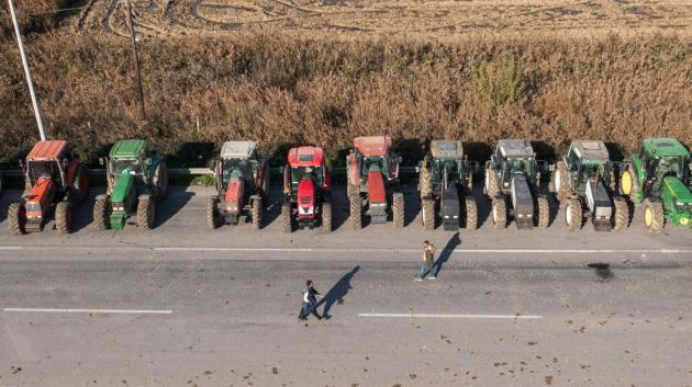 Τρακτέρ σε κινητοποίηση