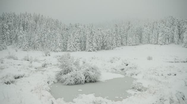 Χειμωνιάτικο τοπίο Τρίκαλα
