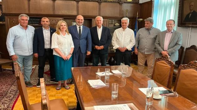 Μέλη ΕΣΑ και Δημήτρης Μαρκόπουλος
