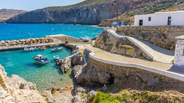 Αντικύθηρα λιμάνι θάλασσα