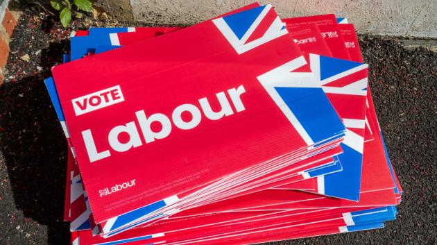 Πινακίδα Εργατικό Κόμμα Ηνωμένου Βασιλείου