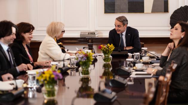 Κυριάκος Μητσοτάκης σε σύσκεψη