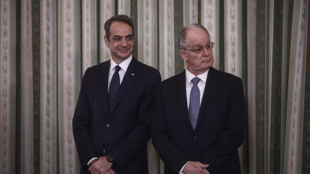 Κυριάκος Μητσοτάκης και Κωνσταντίνος Τασούλας