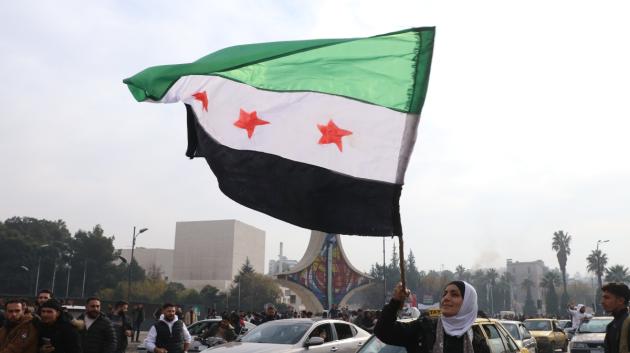 Σημαία της Συρίας διαμαρτυρία