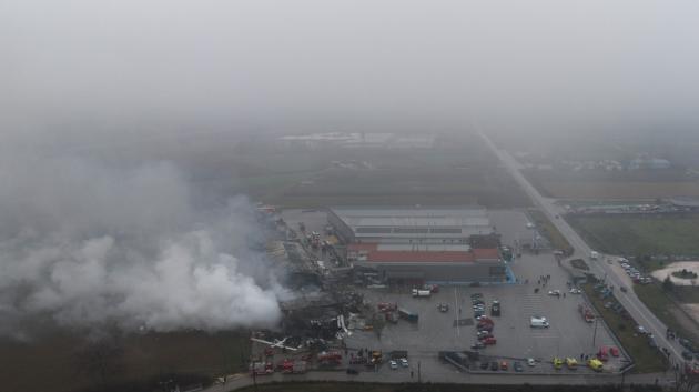 Φωτιά σε εργοστάσιο Βιολάντα