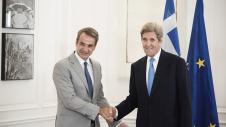 Mitsotakis-John Kerry