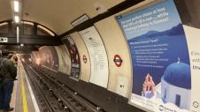 london subway greek poster