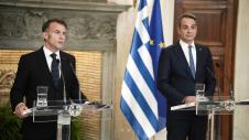 Κυριάκος Μητσοτάκης και Εμανουέλ Μακρόν