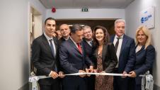 Στιγμιότυπο από την τελετή εγκαινίων στο Πανεπιστημιακό Νοσοκομείο Λάρισας