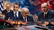 Γεραπετρίτης, Μητσοτάκης, Χαφτάρ, Ερντογάν