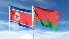Οι σημαίες της Λευκορωσίας και της Βόρειας Κορέας Λευκορωσία, Βόρεια Κορέα