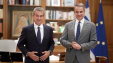 Ο Ανδρέας Λοβέρδος και ο Κυριάκος Μητσοτάκης
