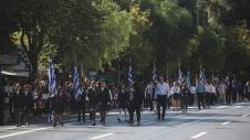 Στιγμή μαθητικής παρέλασης 28ης Οκτωβρίου στην Αθήνα παρέλαση Αθήνα