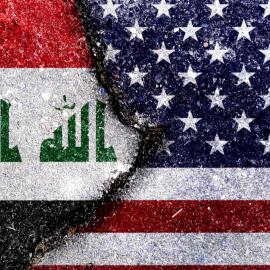 Σημαίες ΗΠΑ και Ιράκ