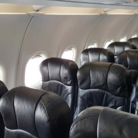 Άδειο αεροπλάνο καμπίνα