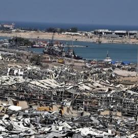 Λιμάνι Βηρυτού καταστροφή