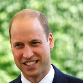Πρίγκιπας Ουίλιαμ χαμογελαστός