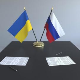 Σημαίες Ουκρανίας Ρωσίας