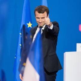 Εμανουέλ Μακρόν πορτρέτο