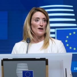 Ρομπέρτα Μετσόλα βήμα ΕΕ