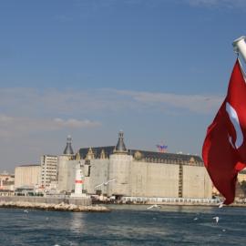 Στενά Δαρδανελίων Τουρκία σημαία