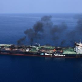 Δεξαμενόπλοιο Sounion φωτιά