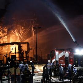 Φωτιά σε βιομηχανία