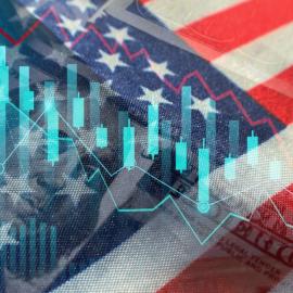 Αμερικανική σημαία χρηματιστήριο