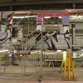 Βαγόνι ΗΣΑΠ γκράφιτι