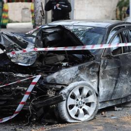 Διαλυμένο αυτοκίνητο τροχαίου