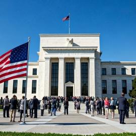 Αμερικανική σημαία κτίριο