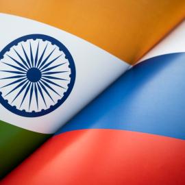 Σημαίες Ινδίας Ρωσίας