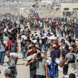Πλήθος στη Γάζα